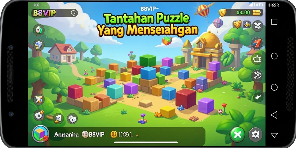 Tampilan gameplay B8VIP yang menarik dan penuh warna.