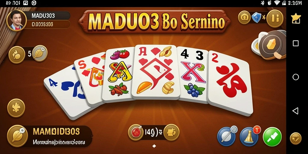 Tampilan gameplay menarik dari MADU303 yang seru dan interaktif.