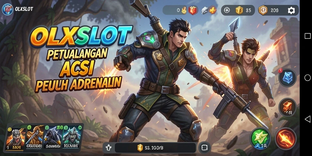 Tampilan seru dari gameplay OLXSLOT dengan aksi mendebarkan.
